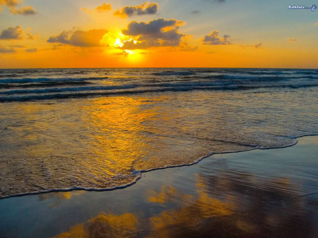 1024x768 BeachX2: France Beautiful Beach Wallpaper