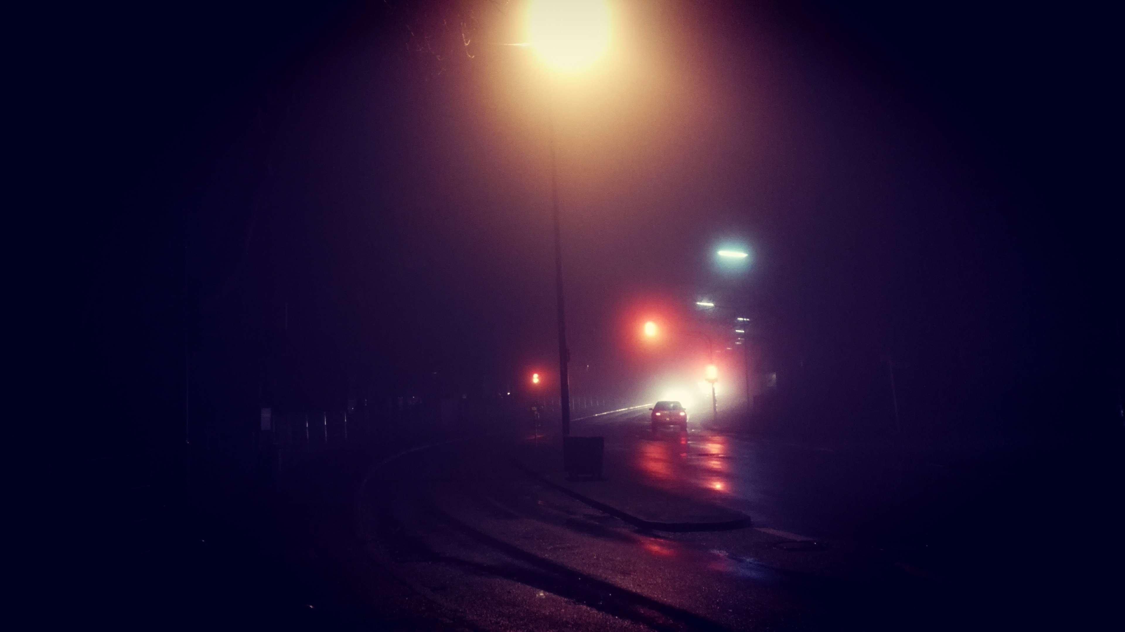 3840x2159 fog, foggy, street 4k wallpaper. Mocah HD Wallpaper