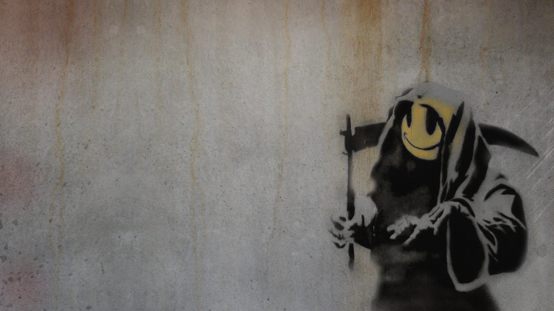 1920x1080 Graffiti Wallpaper Smile HD Wallpaper