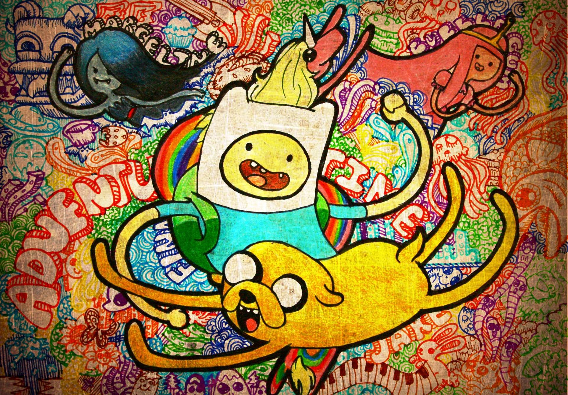1920x1335 cartoon wallpaper trippy