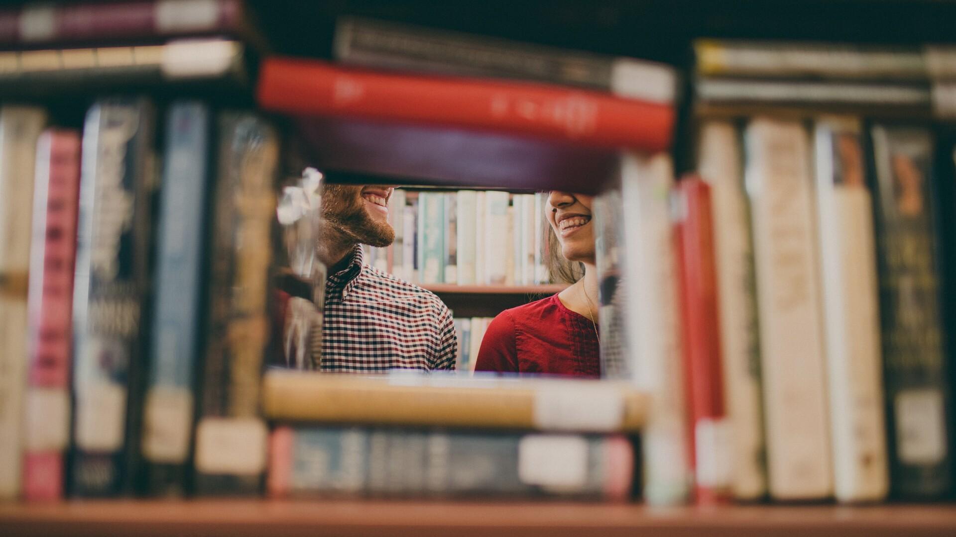 1920x1080 Library Love Couple Laptop Full HD 1080P HD 4k Wallpaper, Image, Background, Photo and Picture