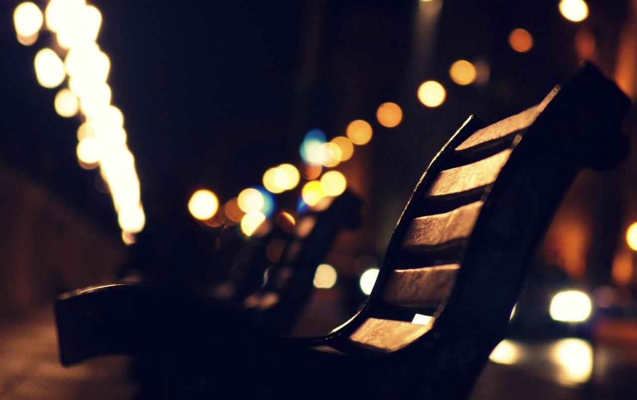 1280x804 Night bokeh wallpaper. Night bokeh