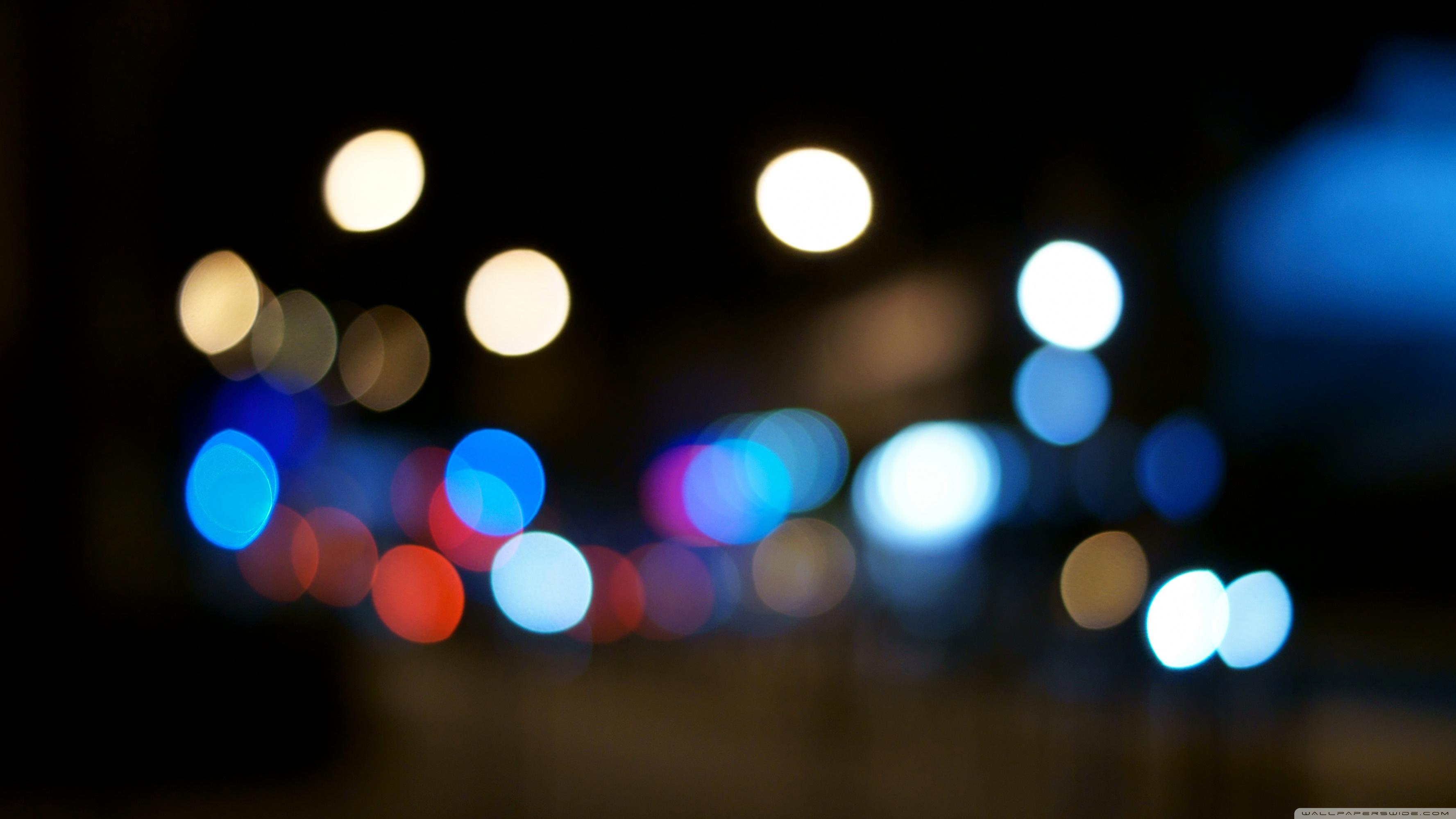 3554x1999 Night Bokeh Ultra HD Desktop Background Wallpaper for 4K UHD TV : Multi Display, Dual Monitor : Tablet