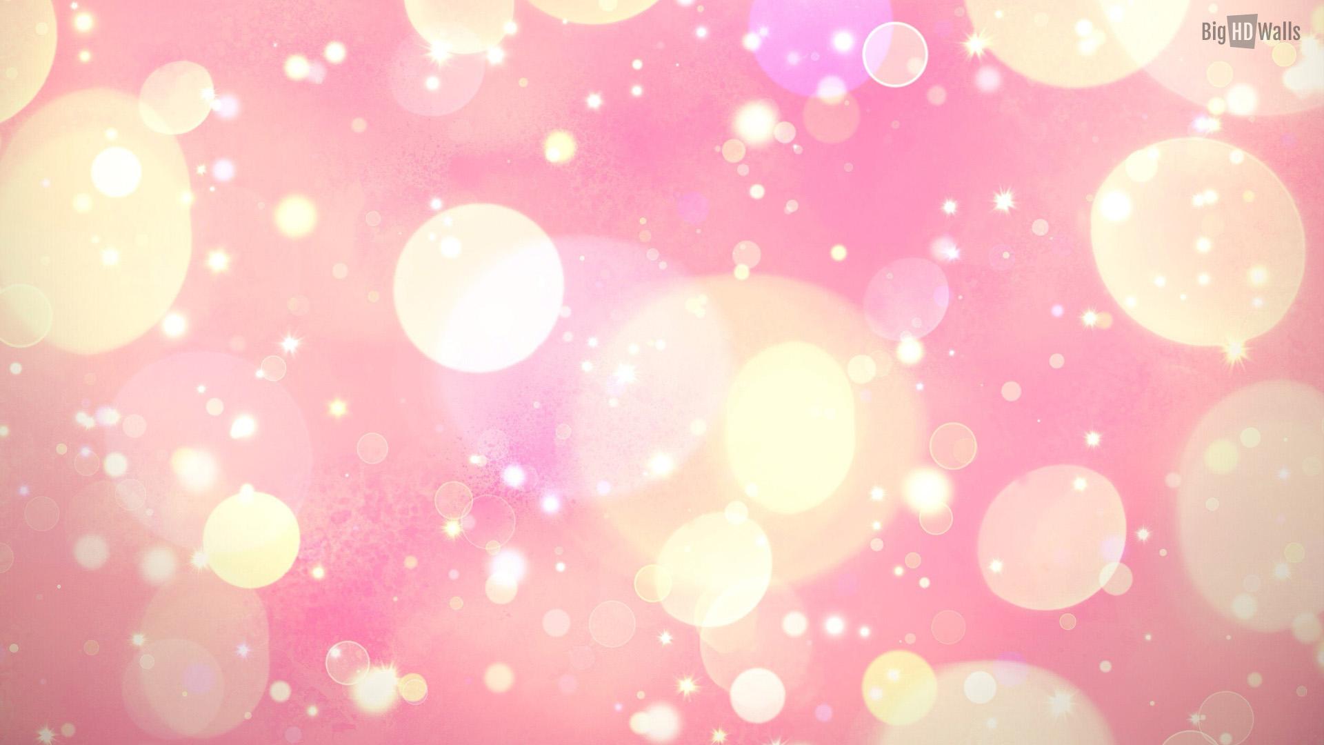 1920x1080 Pink Bokeh HD Wallpaper 18217