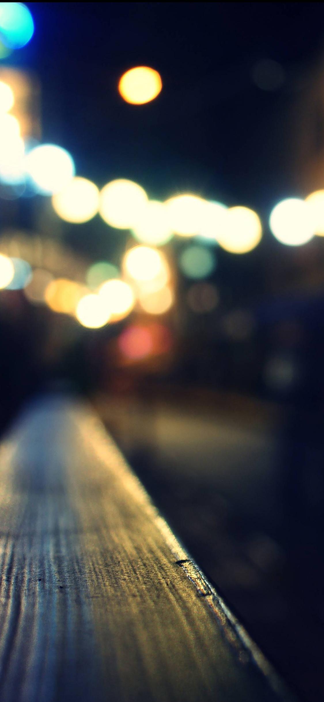 1125x2436 Bokeh Night Siren Lights