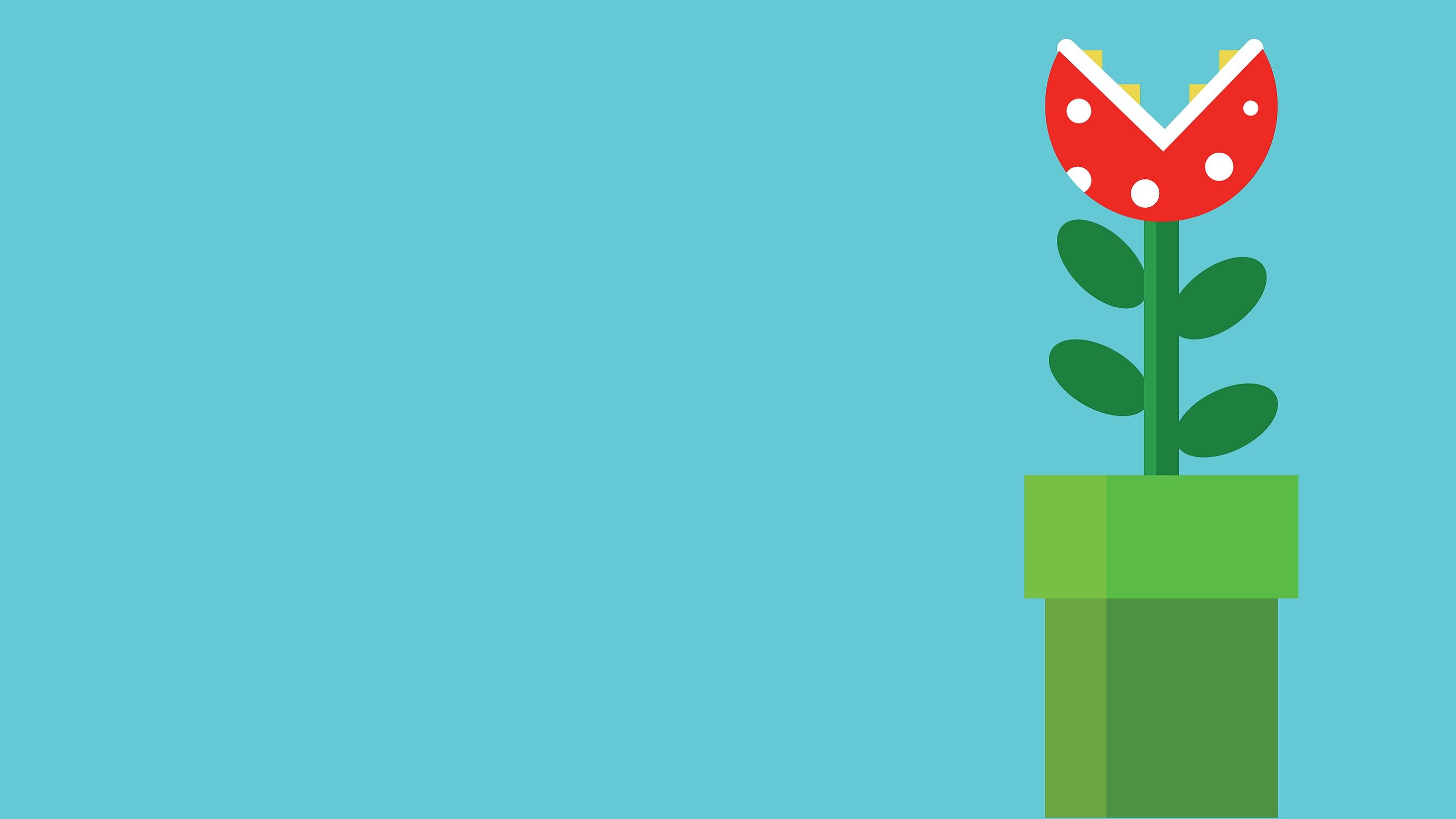 2900x1631 HD Wallpaper of Piranha Plant from Super Mariox1631