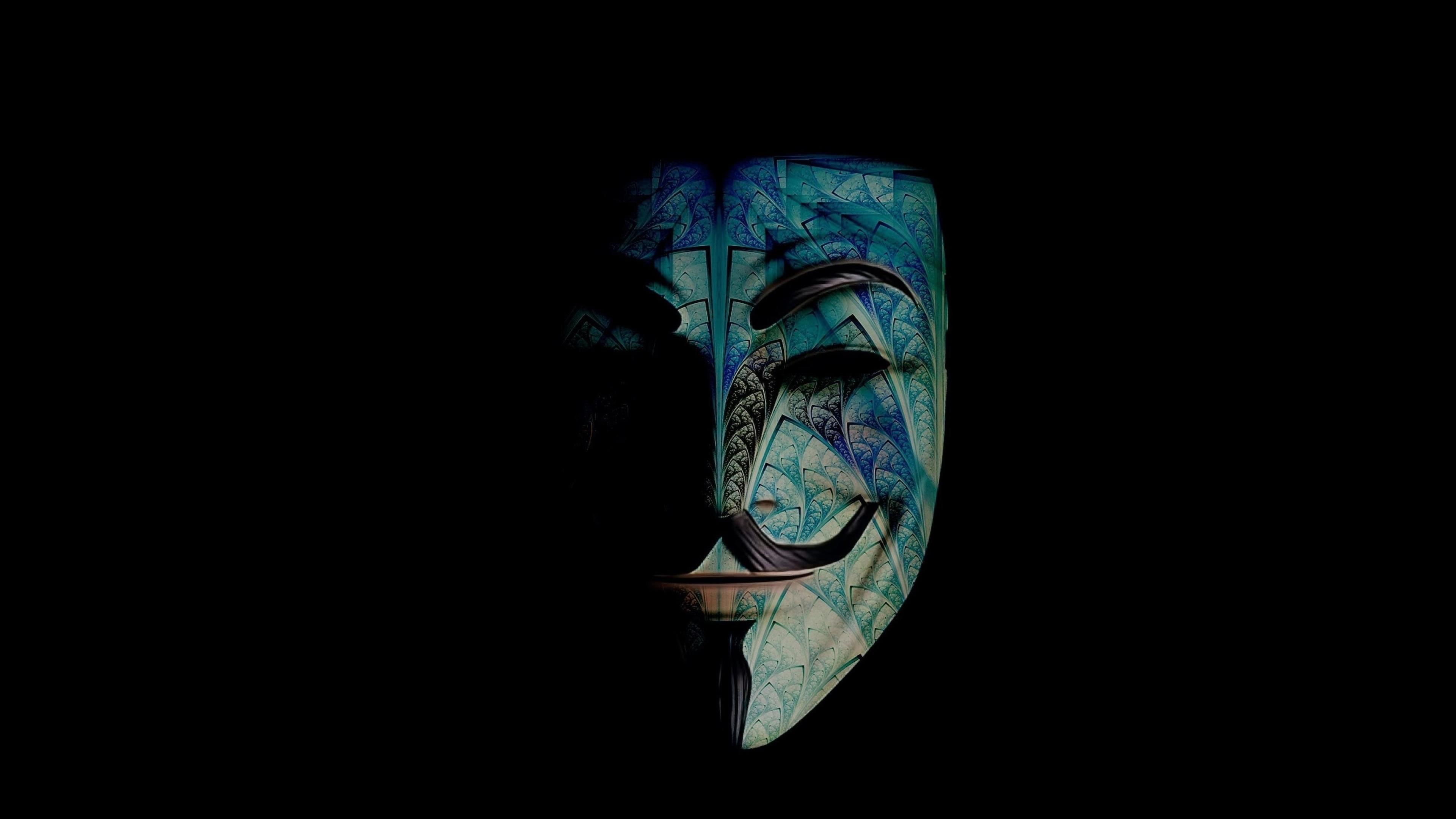 3840x2160 Vendetta Mask 4K Wallpaper, HD Minimalist 4K Wallpaper, Image, Photo and Background