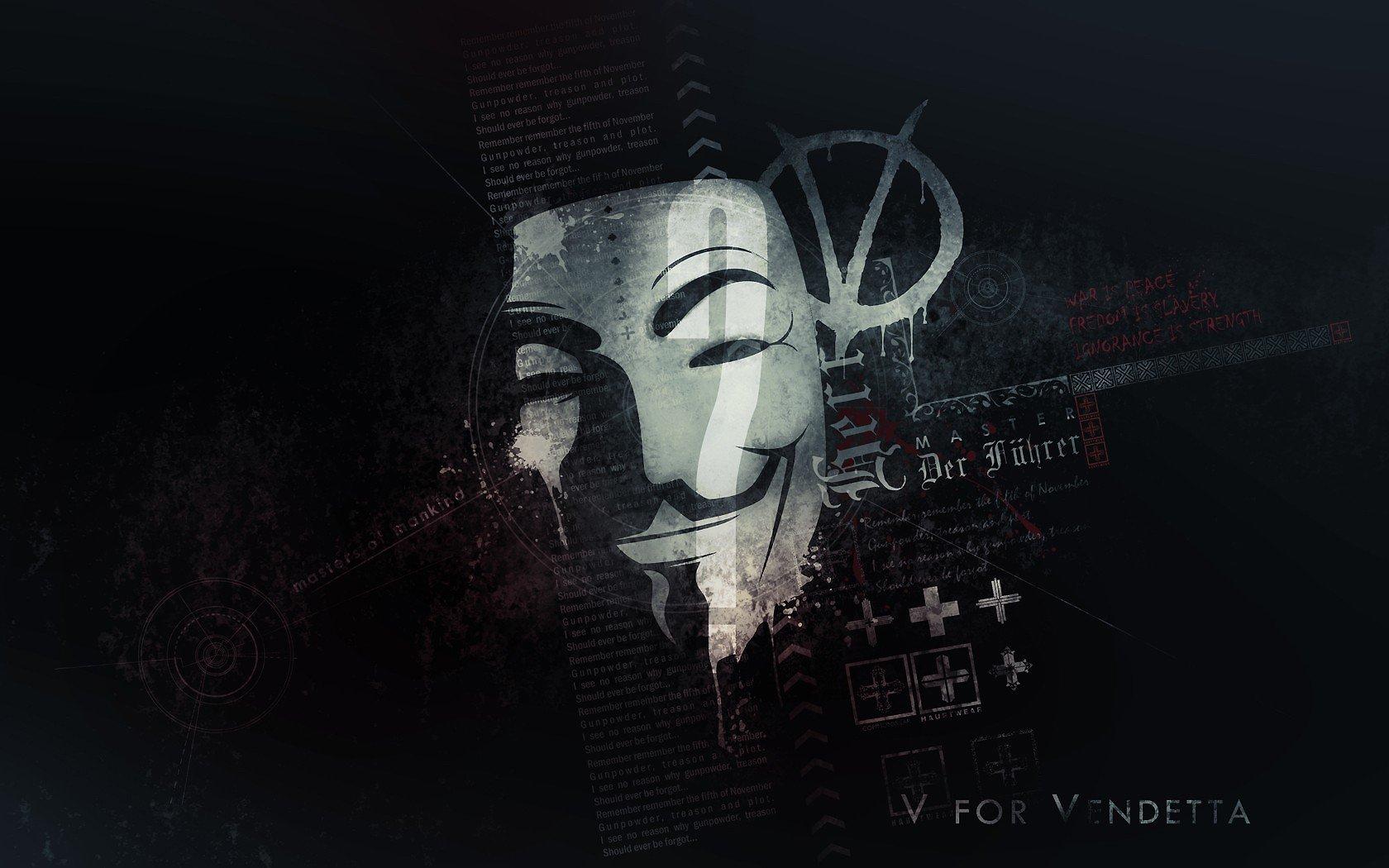 1680x1050 V for Vendetta, Anonymous HD Wallpaper / Desktop and Mobile Image & Photo