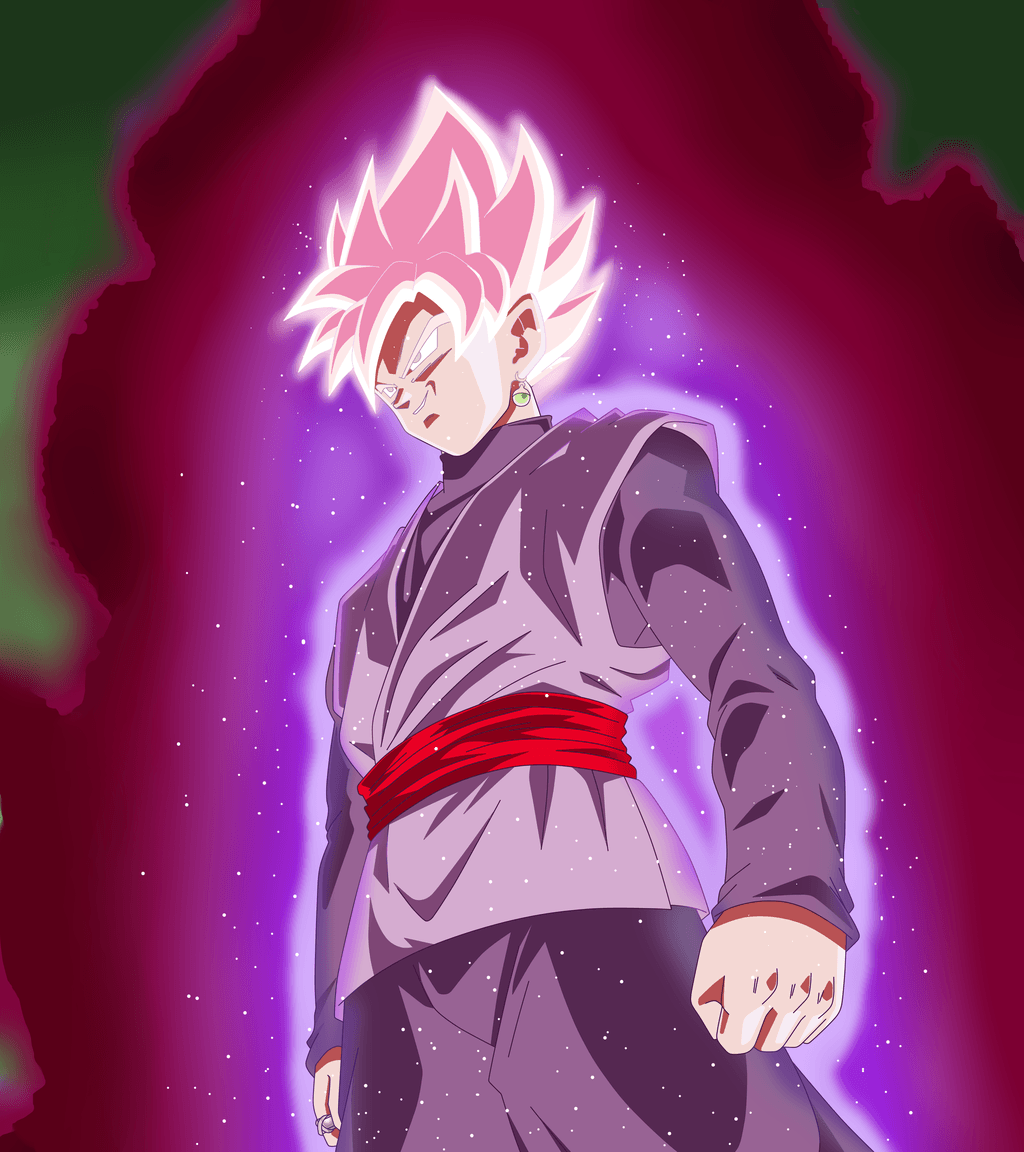 1024x1152 Black Goku Super Saiyan Rose