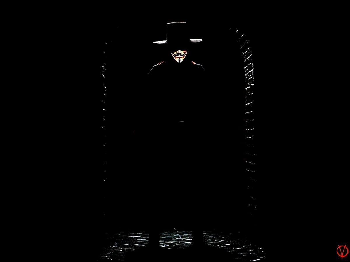 1200x900 Minimalist V For Vendetta, Black, Darkness background picture. FREE Best photo