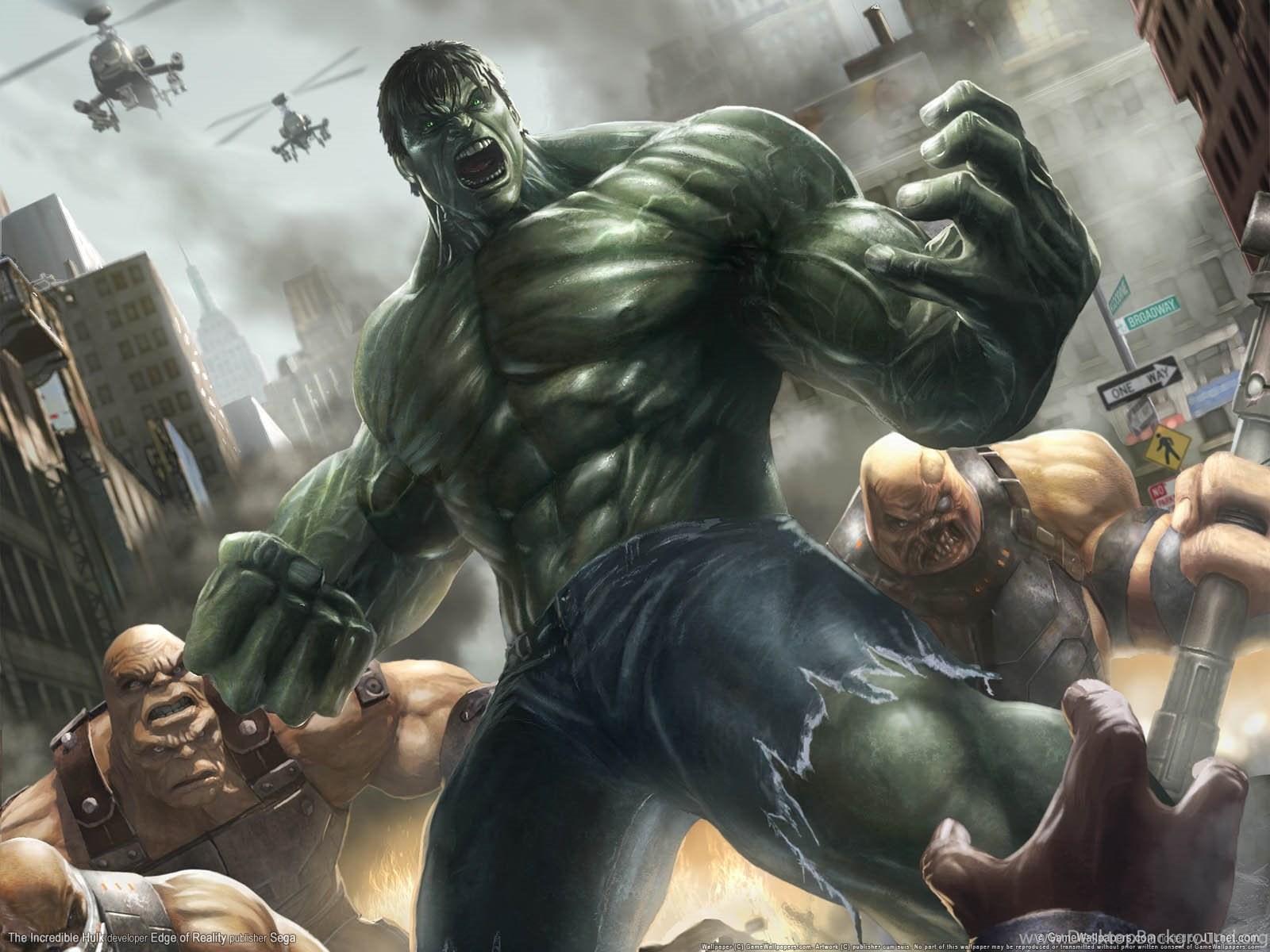 1600x1200 Hulk Wallpaper HD 3D Anime Desktop Background