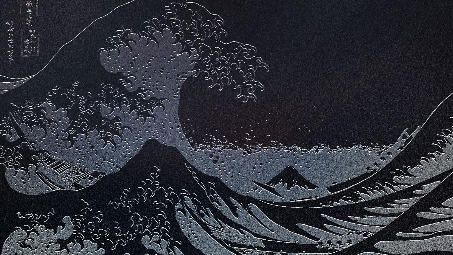 1536x864 Free download waves Japanese artwork The Great Wave off Kanagawa sea wallpaper [1920x1200] for your Desktop, Mobile & Tablet. Explore Japanese Wave Wallpaper. Japanese Desktop Wallpaper, Japanese Wallpaper, The