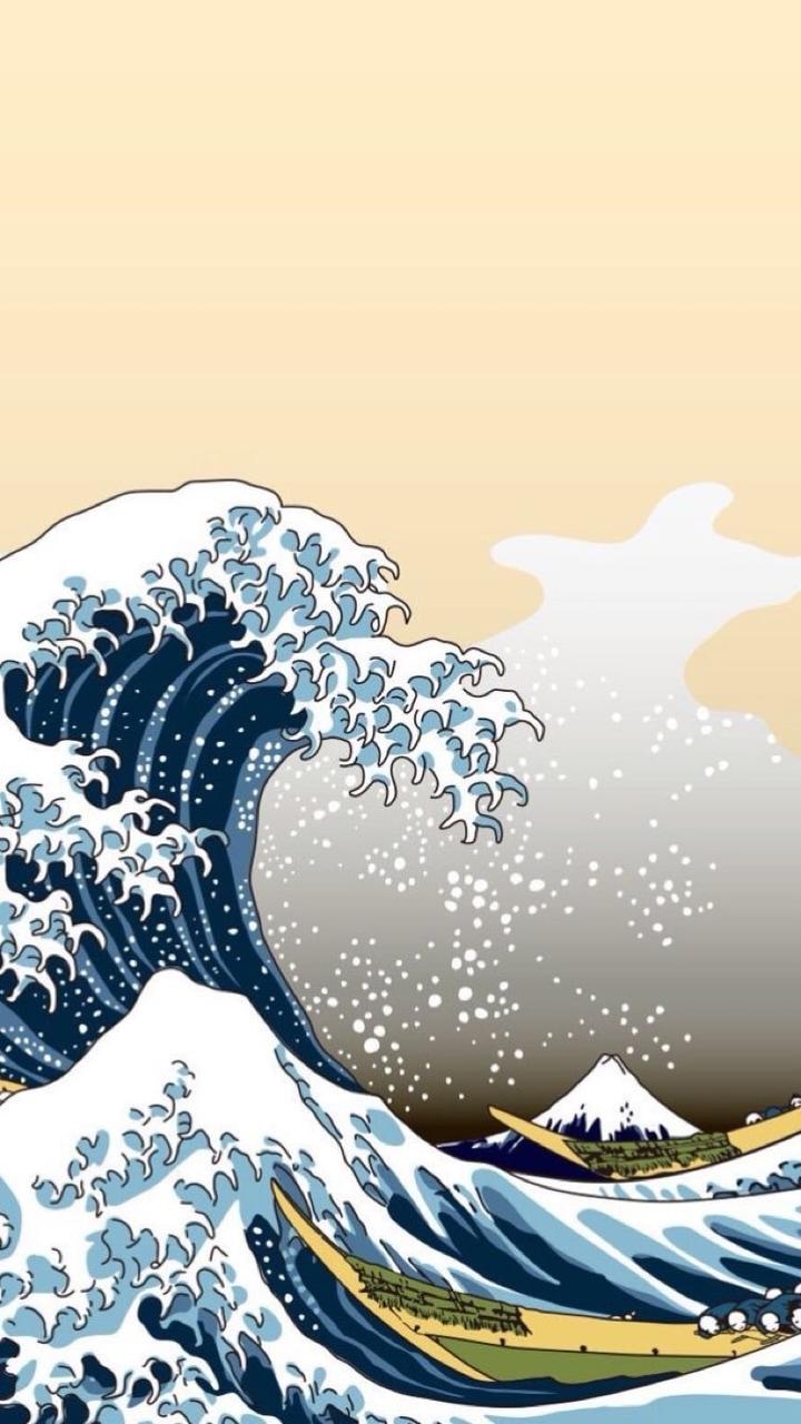 720x1280 La grande onda di Kanagawa, Hokusai