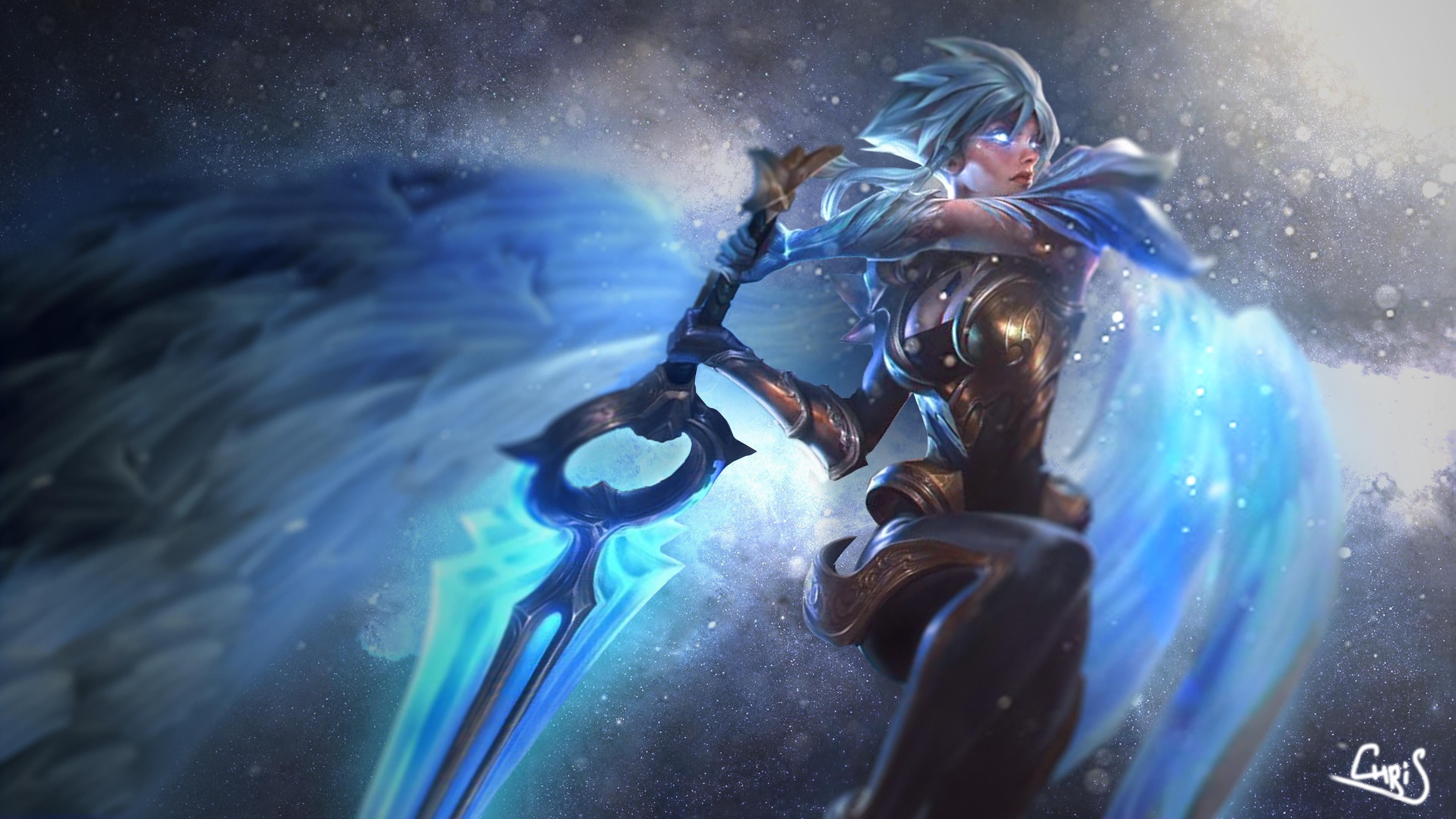 Dawnbringer Riven (skin wallpapers FullHD) [Artist: Gudatou] - League of  Legends - Waifu Clan [anime pics & digital art]