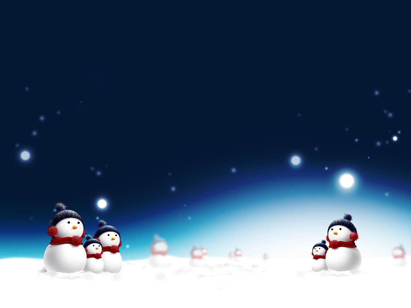 1600x1200 wallpaper: Snowman Desktop Wallpaper and Background