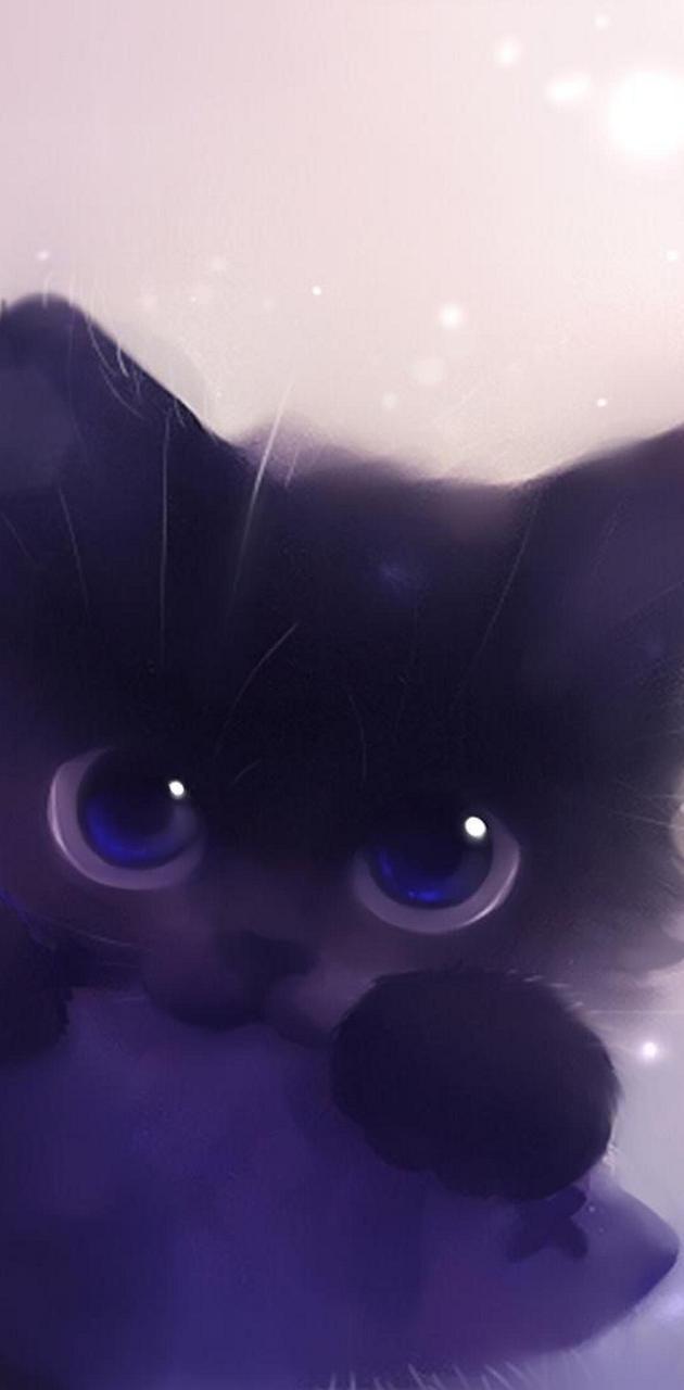 630x1280 Galaxy Cat wallpaper