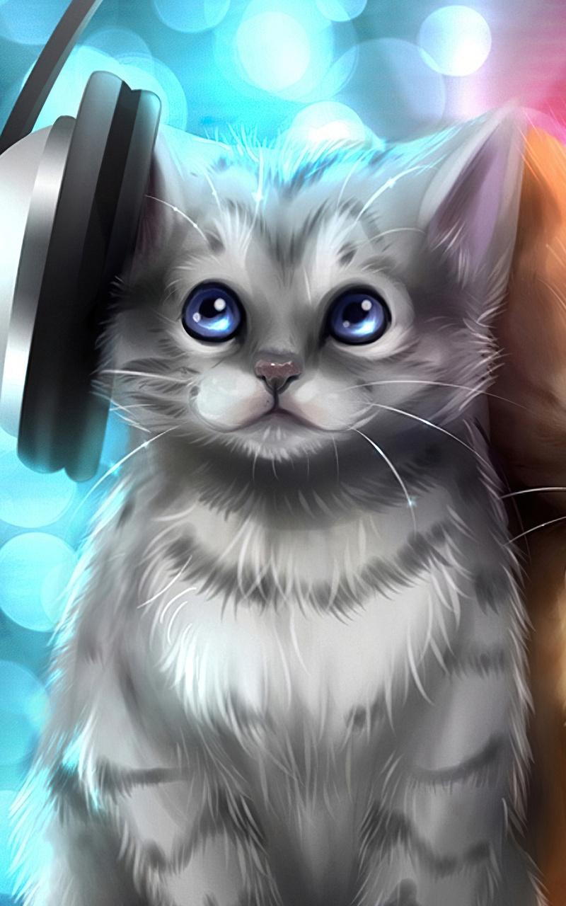 800x1280 Cute Cats Listening Music Nexus Samsung Galaxy Tab Note Android Tablets HD 4k Wallpaper, Image, Background, Photo and Picture