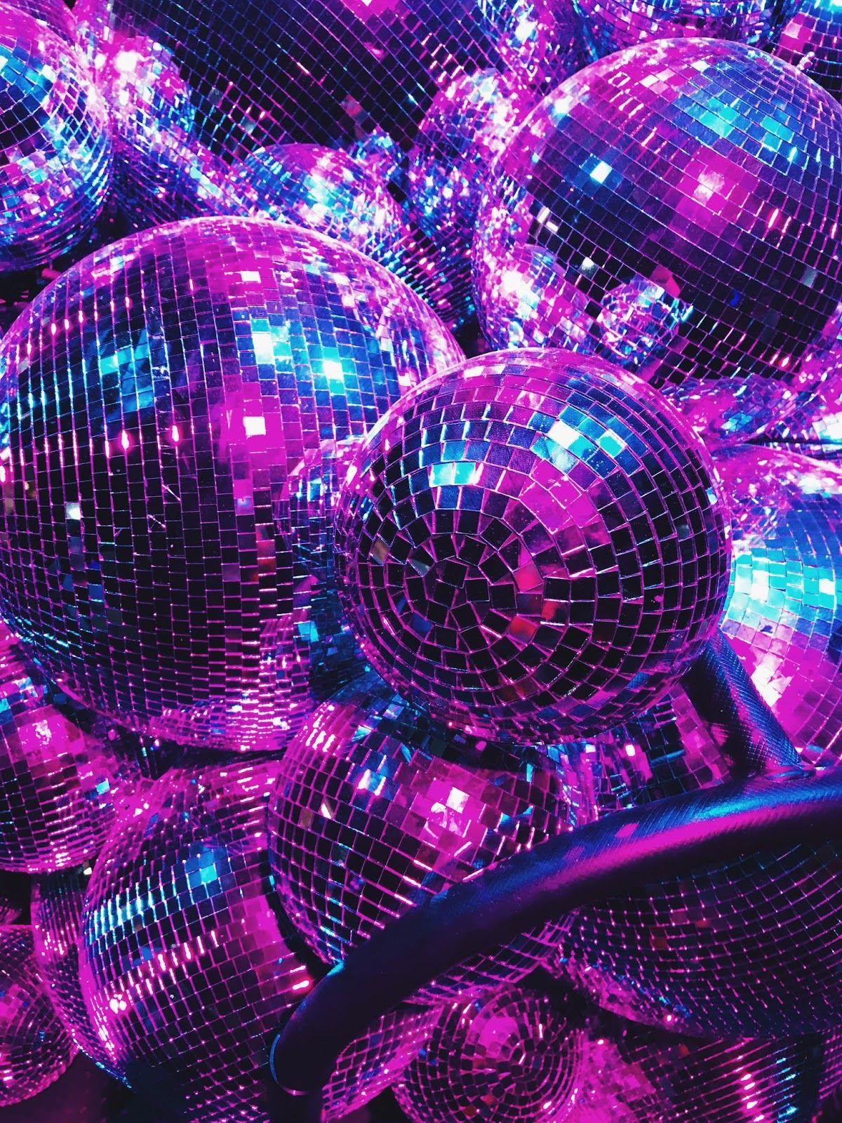 1200x1600 Pink And Blue Disco Balls