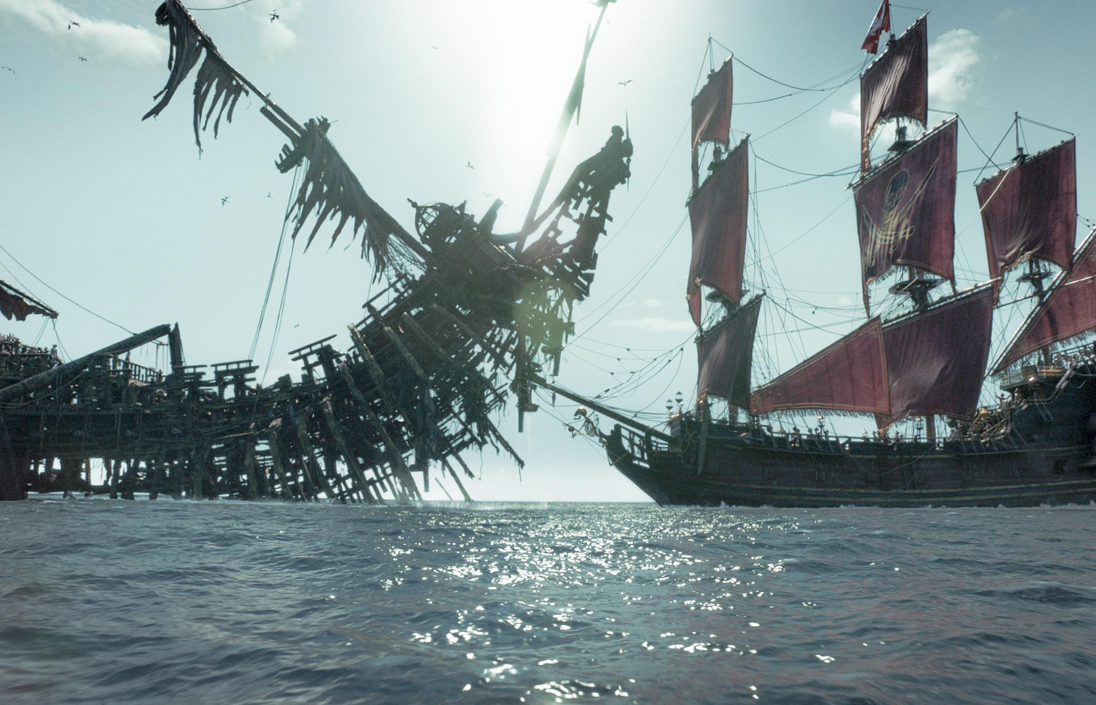 2130x1371 Pirates Of The Caribbean All Ships Wallpaper