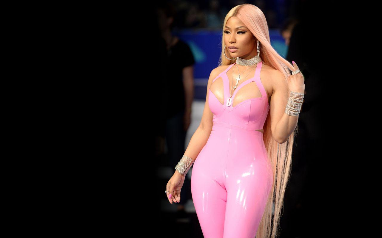 1280x800 nicki minaj wallpaper, pink, blond, dress, fashion, joint, model, latex clothing, fashion model, leg, fashion design