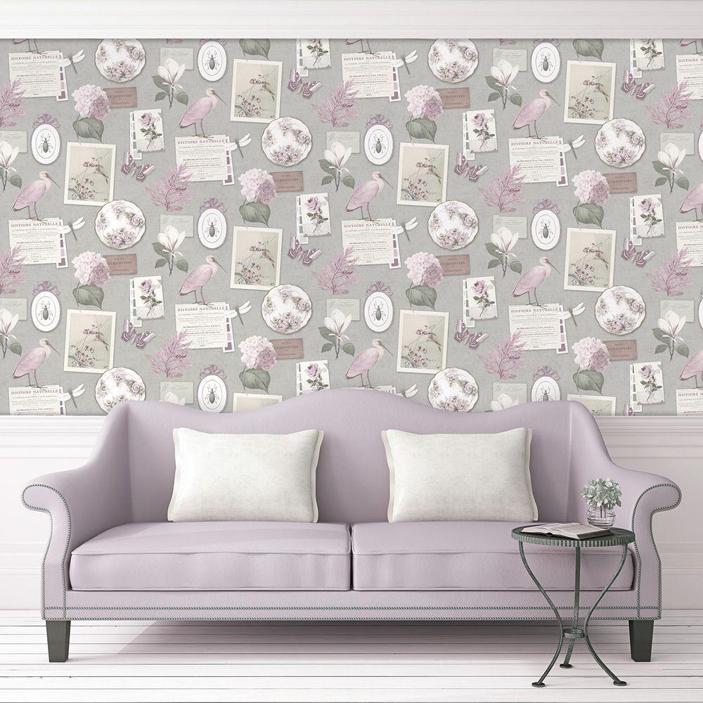 1000x1000 Vintage Curiosity Collage Wallpaper Heather Holden 12370. Collage
