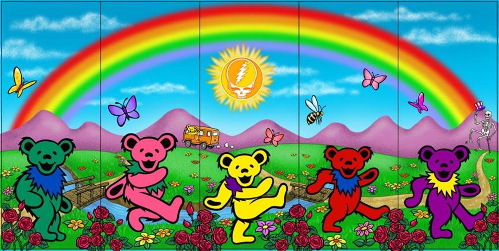 1920x966 Dancing Bears Grateful Dead Wallpaper