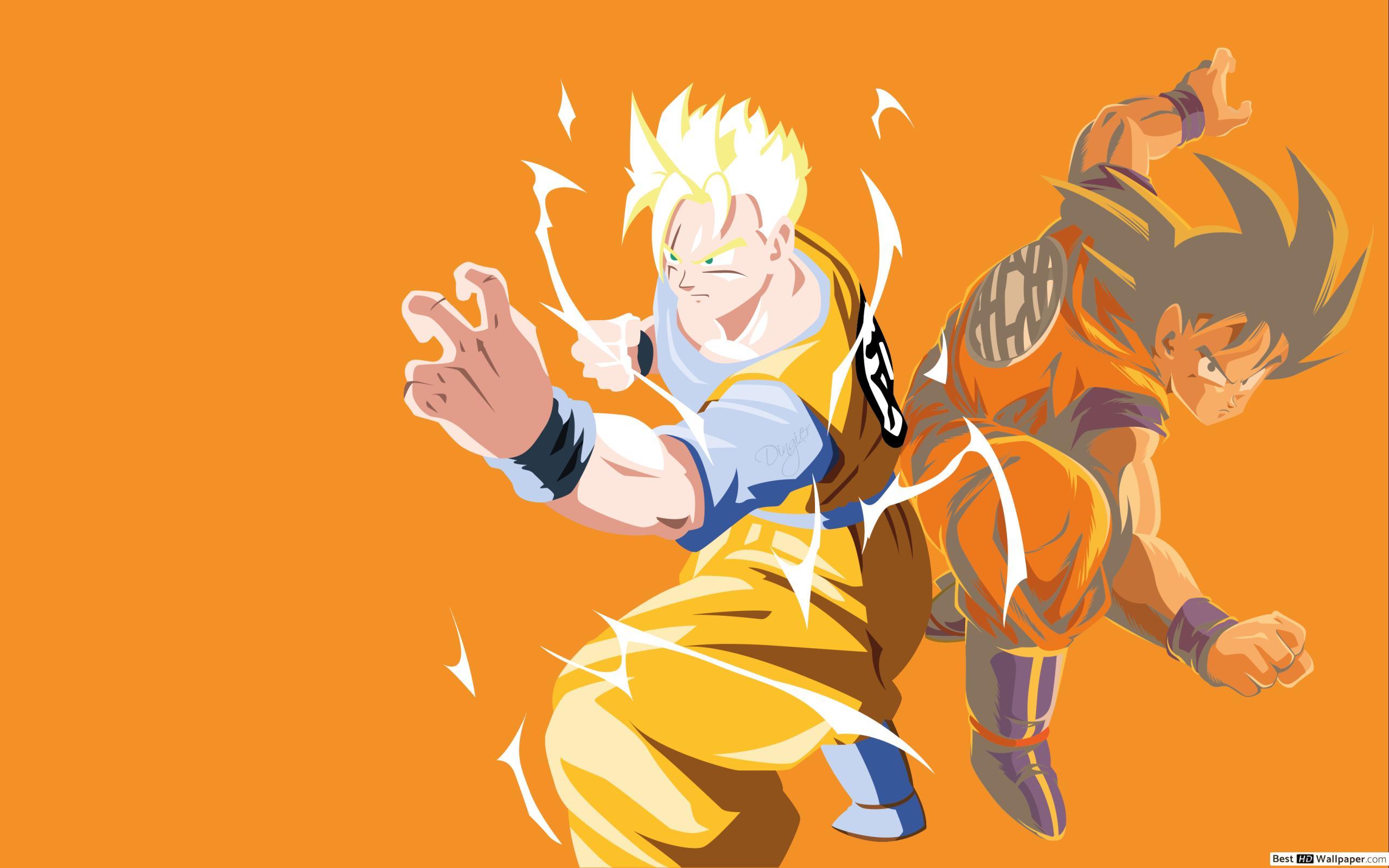 2560x1600 Goku And Gohan Wallpaper
