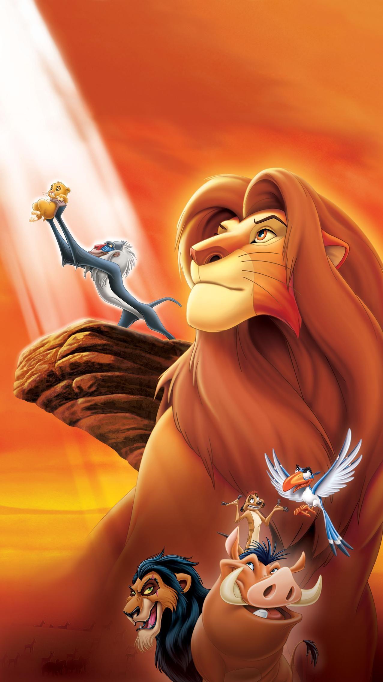 1276x2270 Lion King Wallpaper Drawing