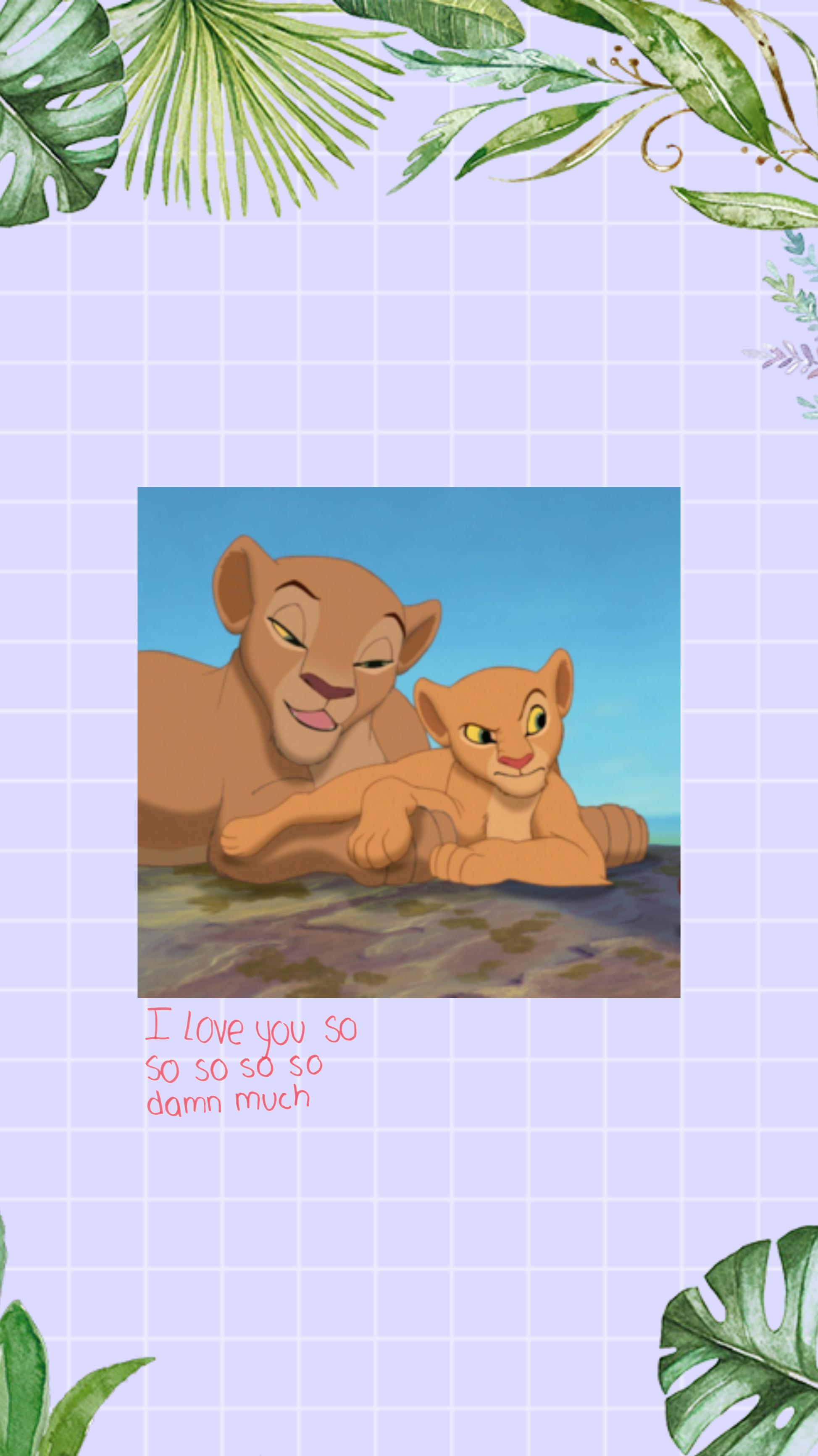 1947x3464 nala love disney background wallpaper Image
