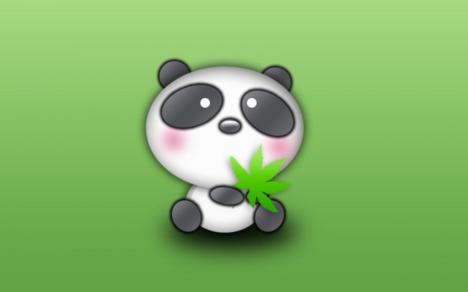 1966x1229 Cute Cartoon Baby Panda drawing free image download