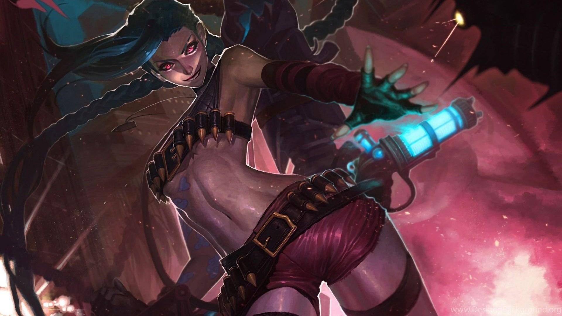 1920x1080 Jinx Wallpaper Desktop Background