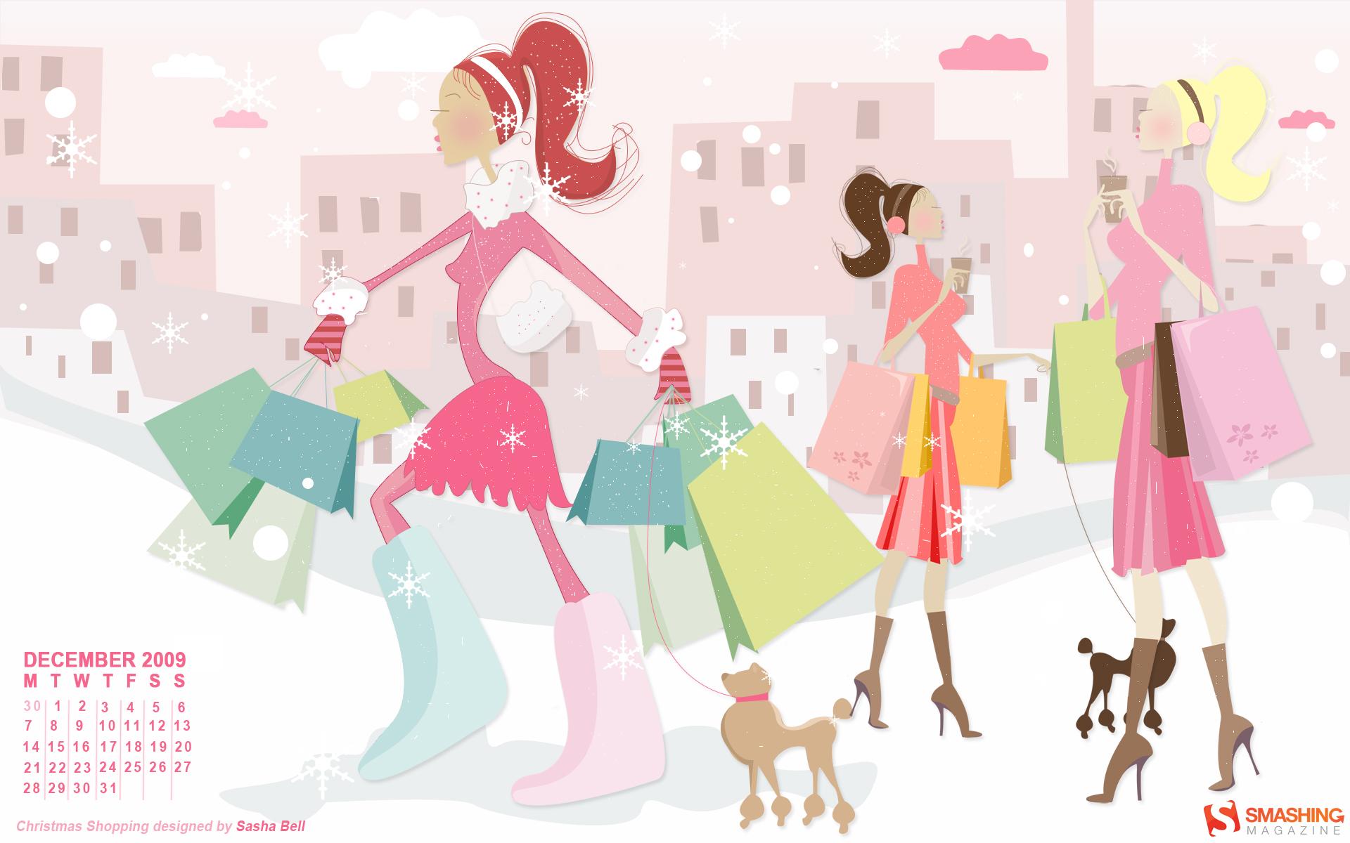 1920x1200 Christmas Shopping wallpaper. Christmas Shopping