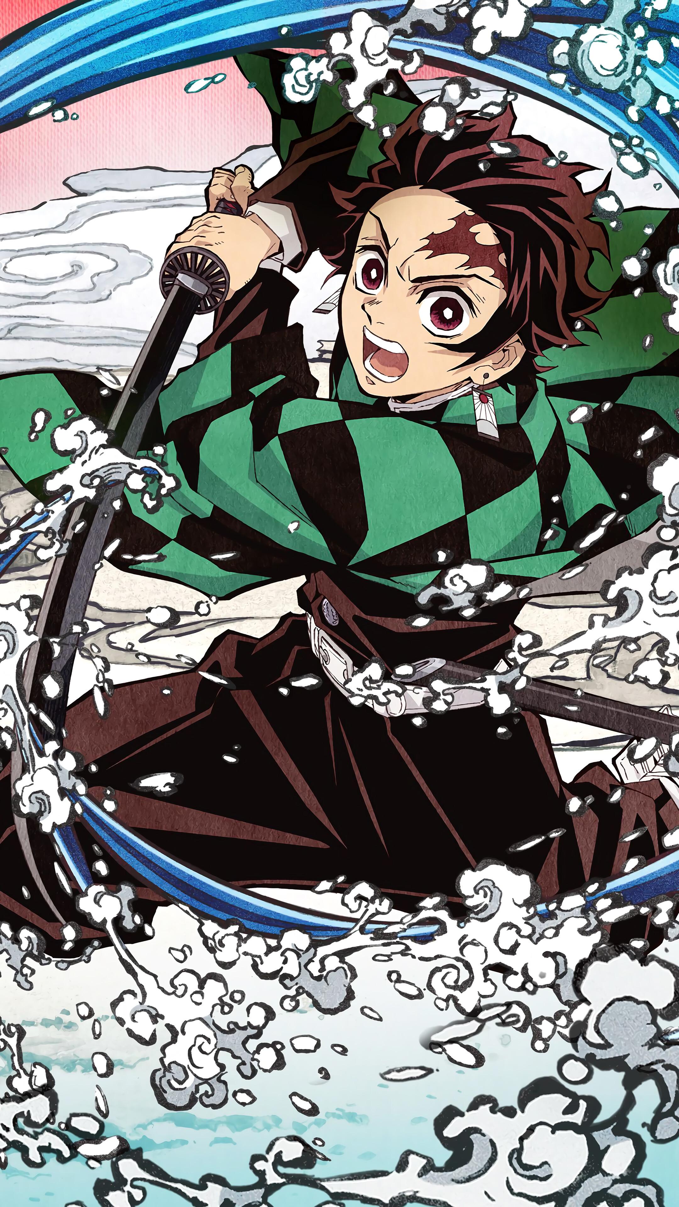 2160x3840 Tanjiro, Kimetsu no Yaiba, 4K phone HD Wallpaper, Image, Background, Photo and Picture. Mocah HD Wallpaper