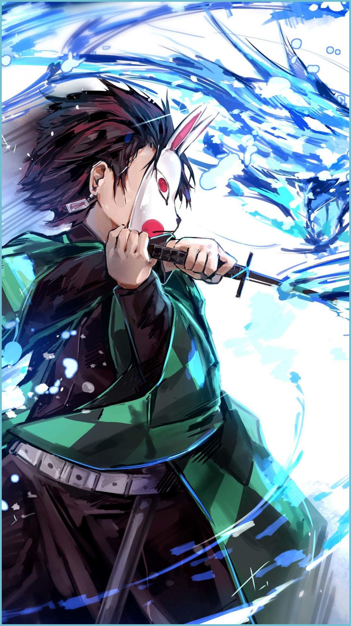 1396x2483 Demon Slayer Tanjiro Wallpaper Free Demon Slayer Tanjiro
