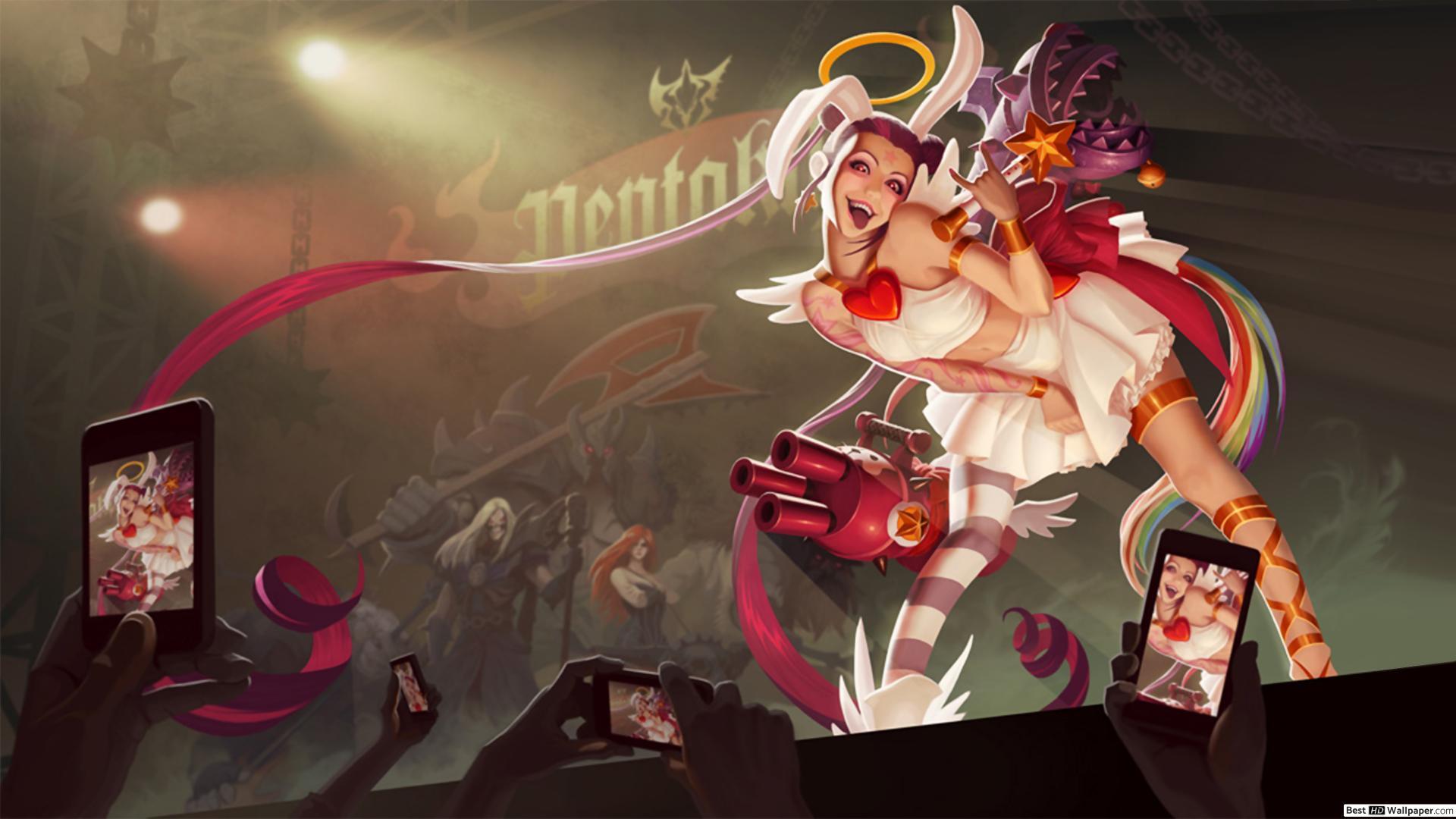 1920x1080 League of Legends champion Jinx HD wallpaper download