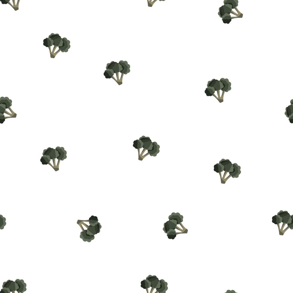 980x980 Seamless pattern with colorful vegetables. Hand drawn vector illustration design with broccoli. Natural organic food. Wallpaper and fabric design