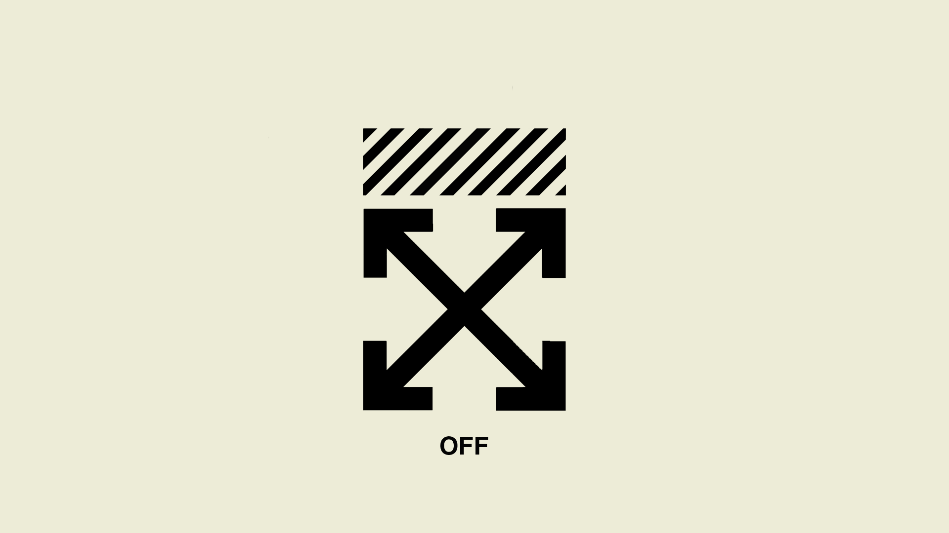 Off white logo yellow HD wallpapers