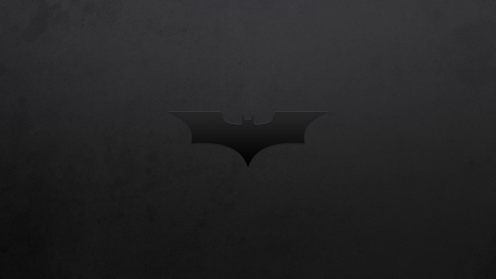 1600x900 black, monochrome, Batman, logo, darkness, wing, bat, computer wallpaper, black and white, monochrome photography. Mocah HD Wallpaper