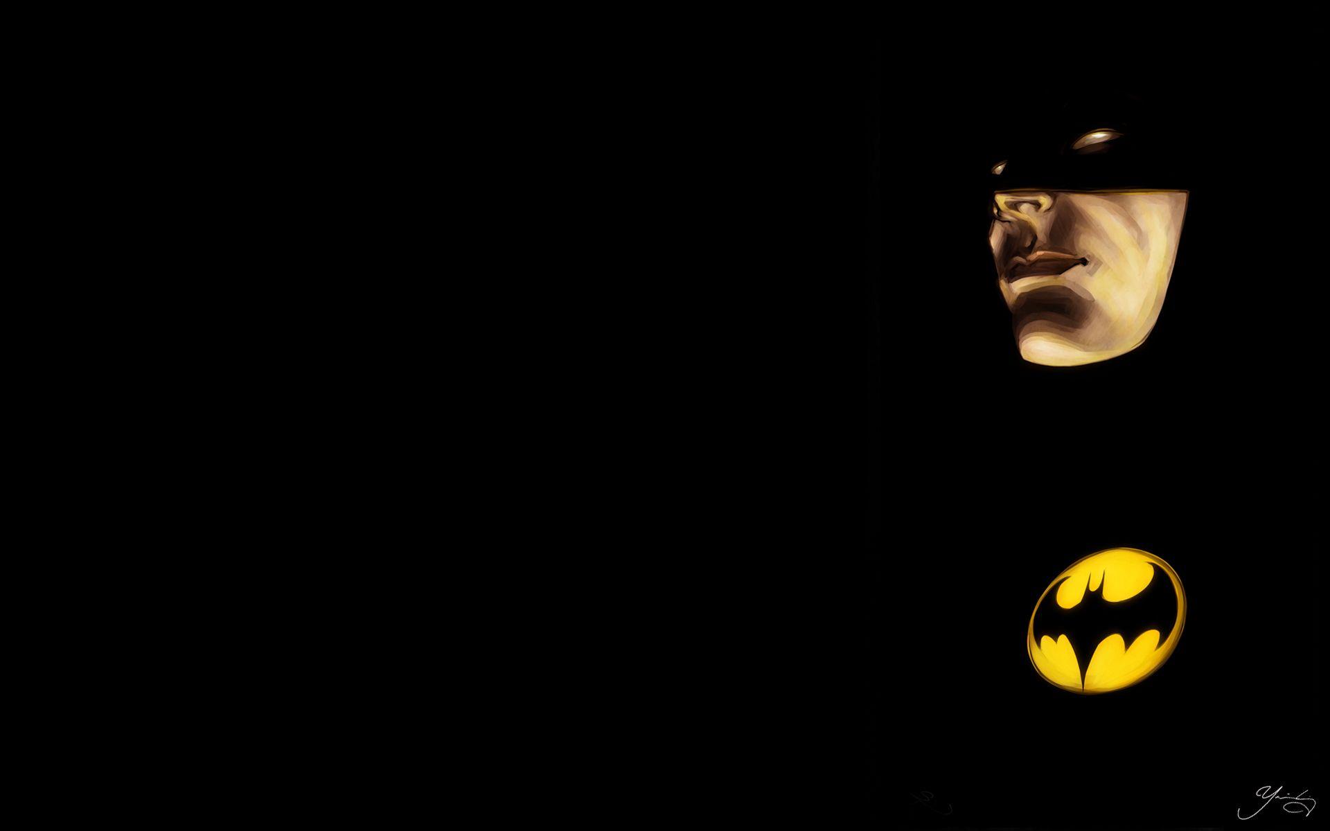 1920x1200 Download Batman Logo Superhero Black Wallpaper Picture
