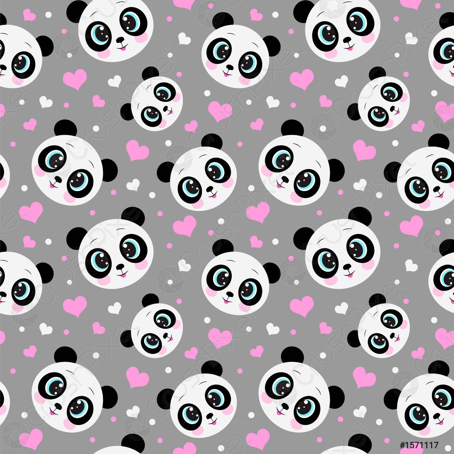 Cute Panda Pattern Wallpapers - Top Free Cute Panda Pattern Backgrounds ...