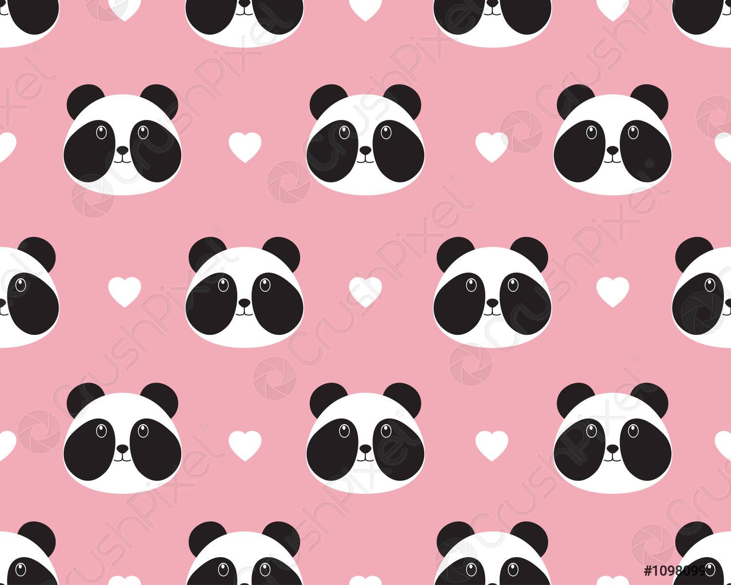 Cute Panda Pattern Wallpapers - Top Free Cute Panda Pattern Backgrounds ...