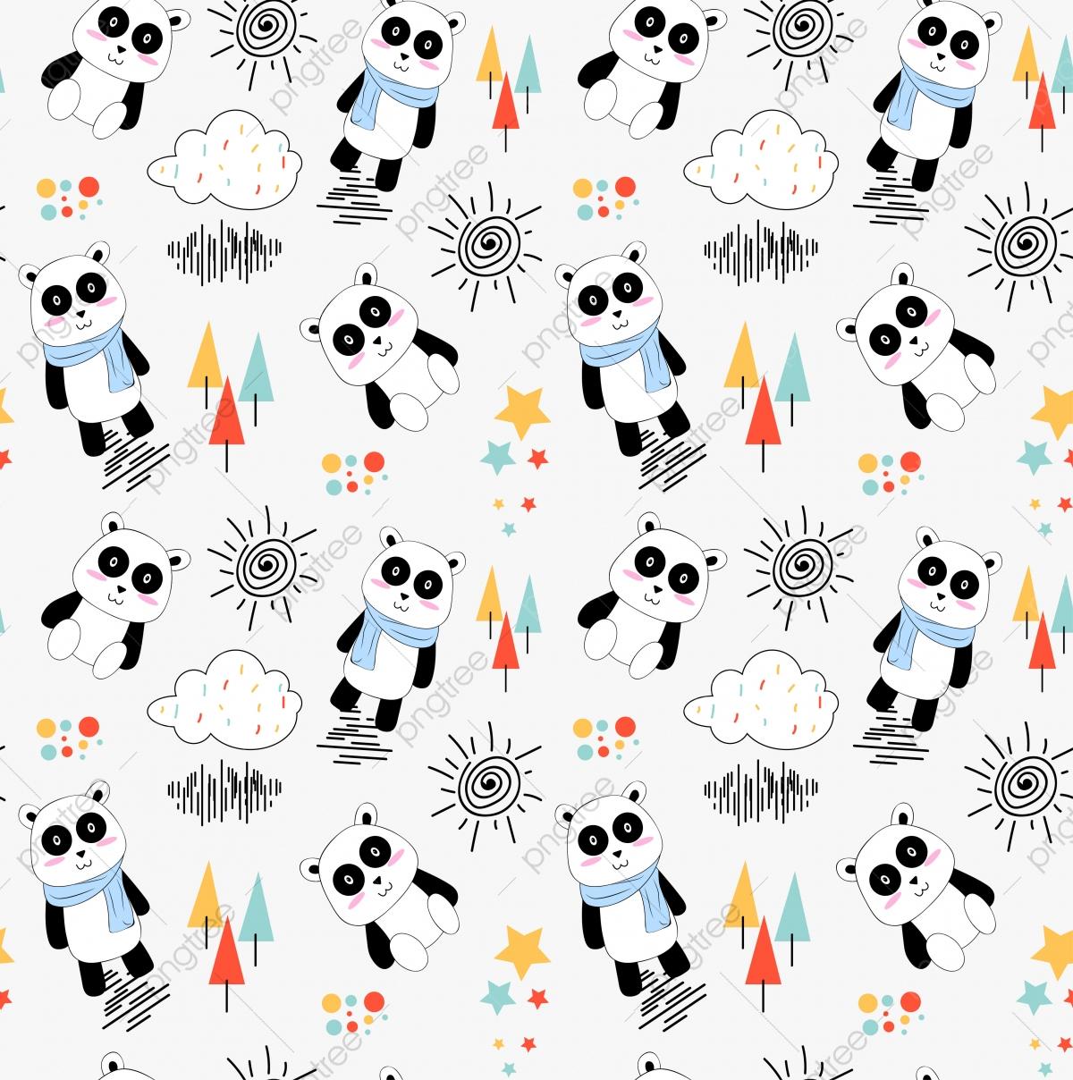 Cute Panda Pattern Wallpapers - Top Free Cute Panda Pattern Backgrounds ...