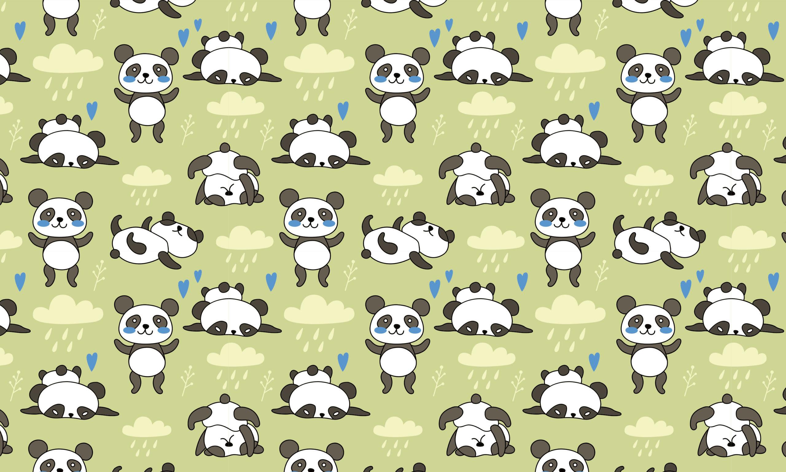 Cute Panda Pattern Wallpapers - Top Free Cute Panda Pattern Backgrounds ...