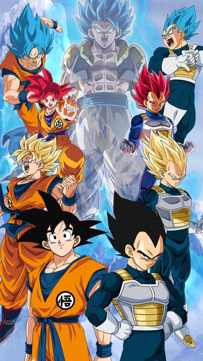 goku vs vegeta wallpaper phone