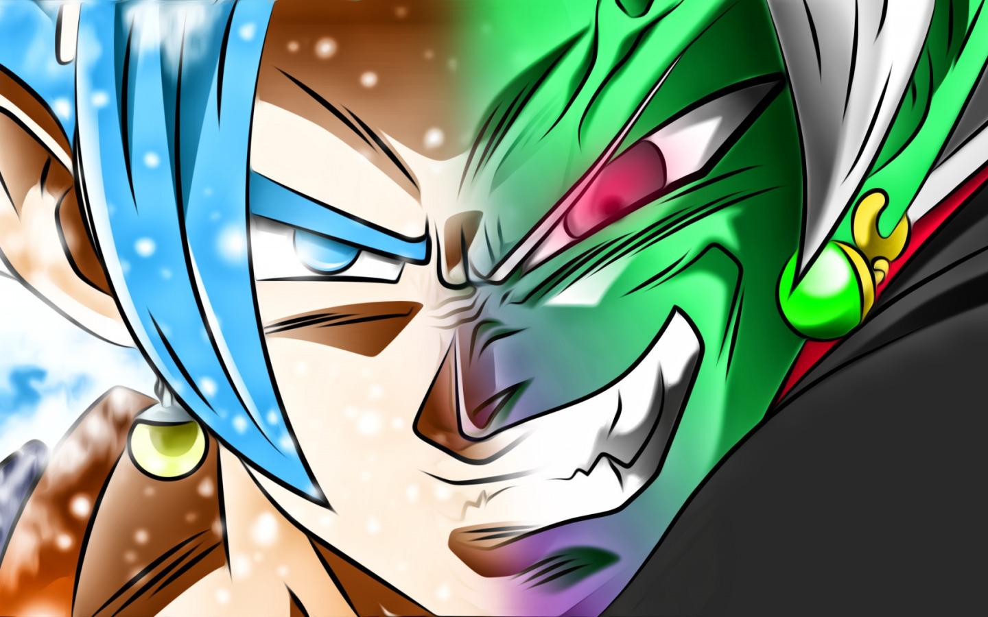 1440x900 Download wallpaper goku, vegeta, super saiyan blue, dragon ball super, zamasu, section shonen in resolution 1440x900