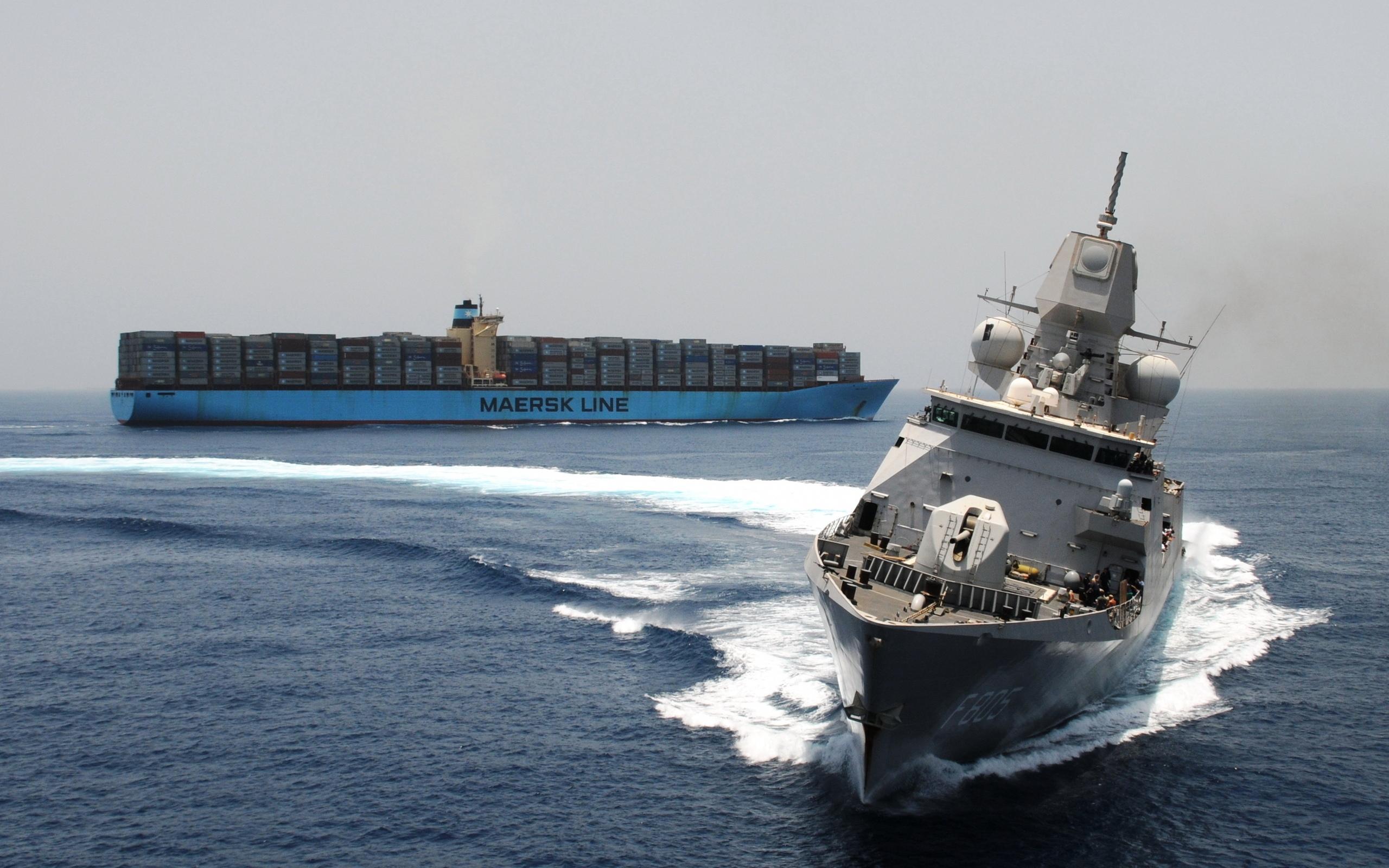 2560x1600 Weapon Sea ships circulation Maersk Bow conteinership list Fregat Military wallpaperx1600