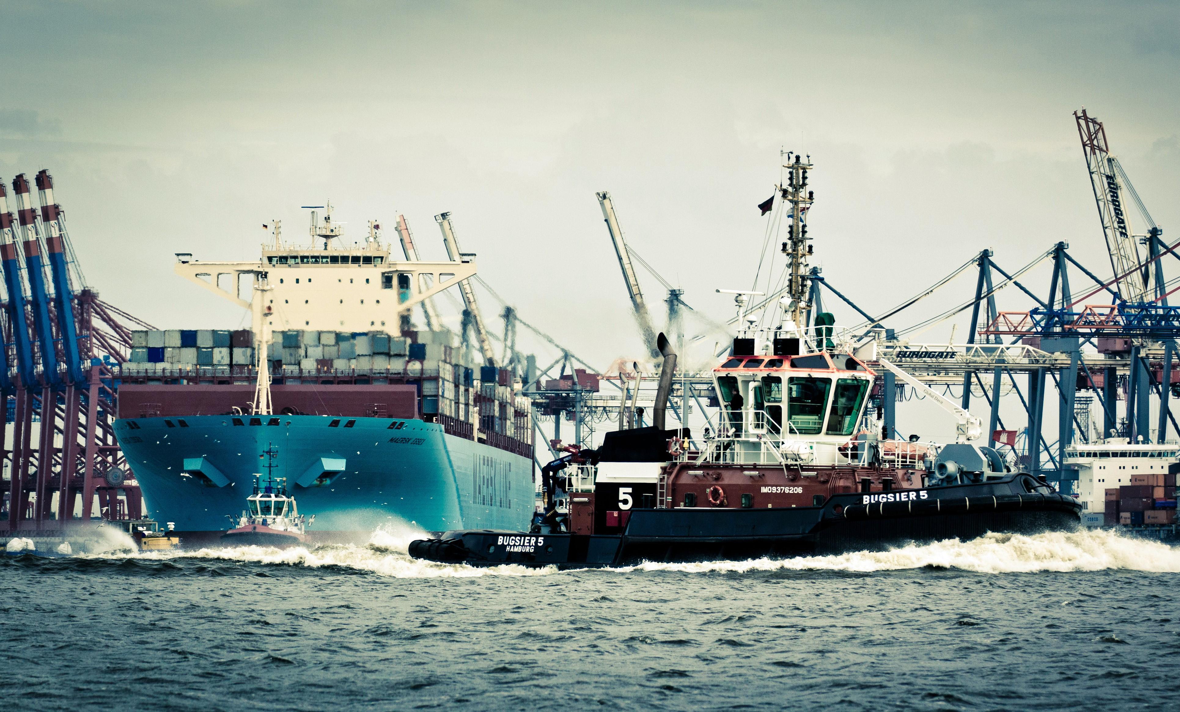 3861x2329 Maersk Line Essex HD wallpaper, Background