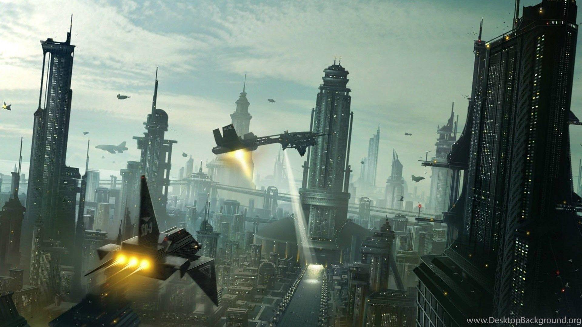 1920x1080 Fantasy Future Wallpaper