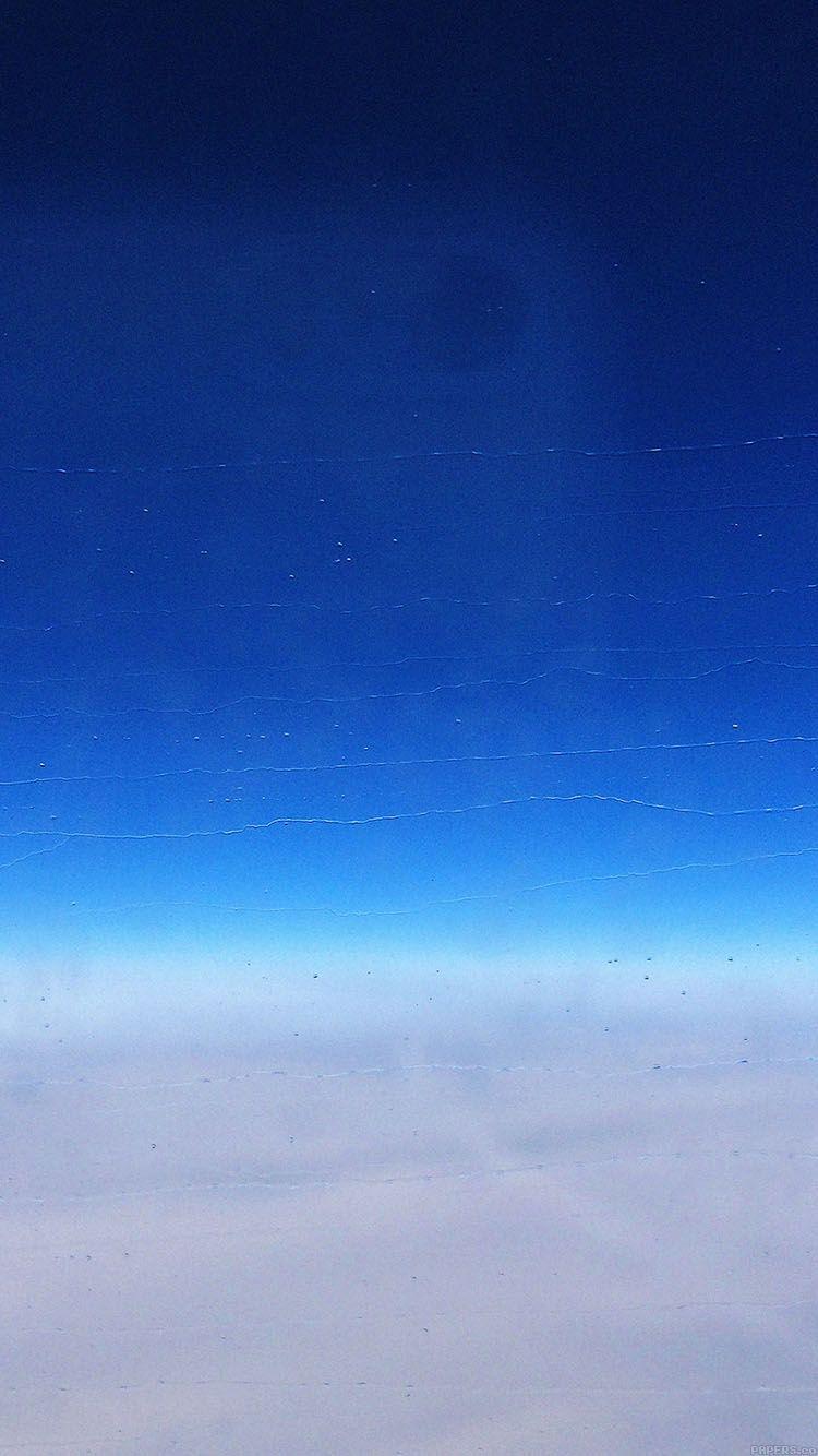 750x1334 iPhone7papers sky rain on plane cloud