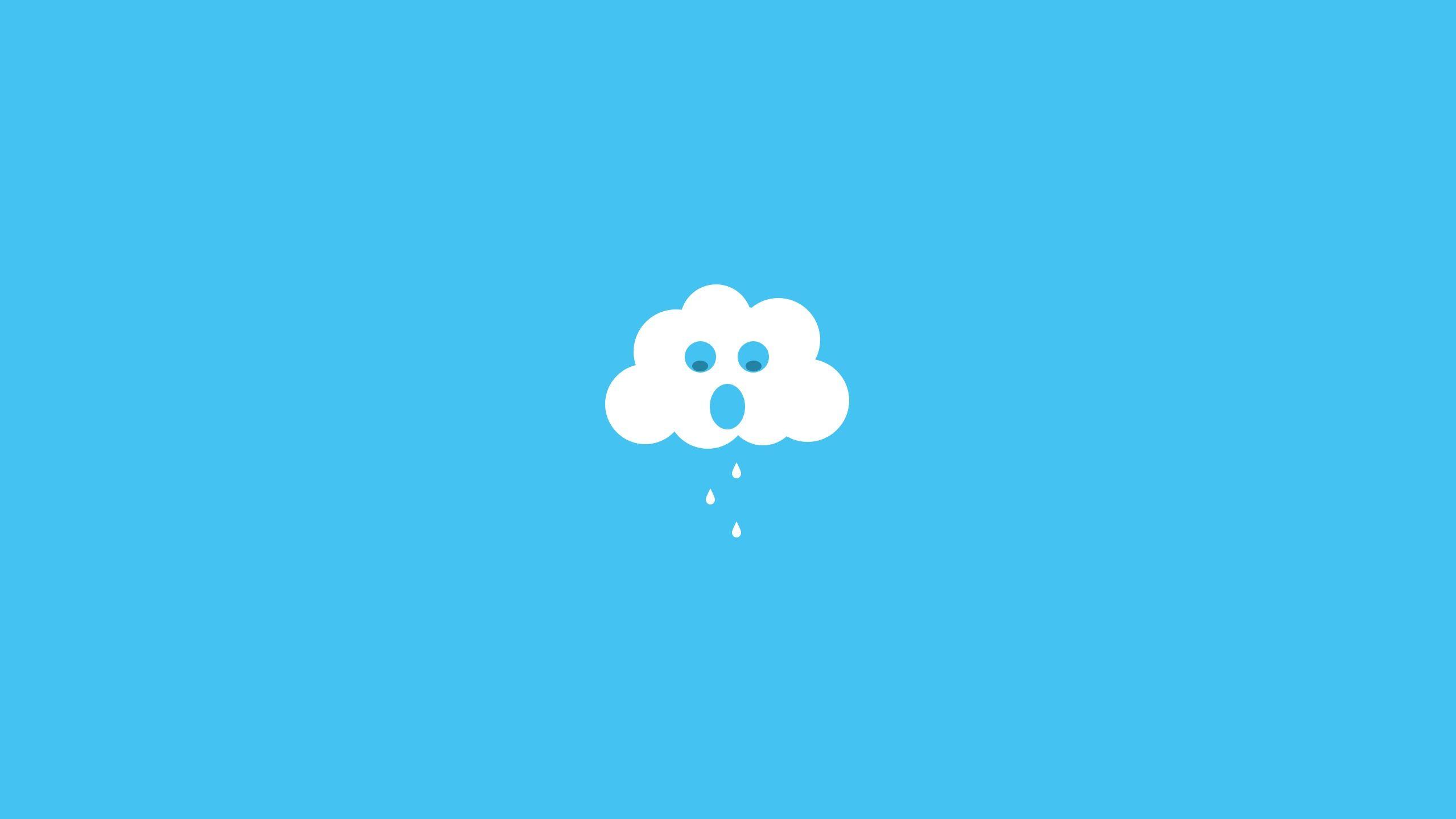 2560x1440 Rain Clouds Minimalism 1440P Resolution HD 4k Wallpaper
